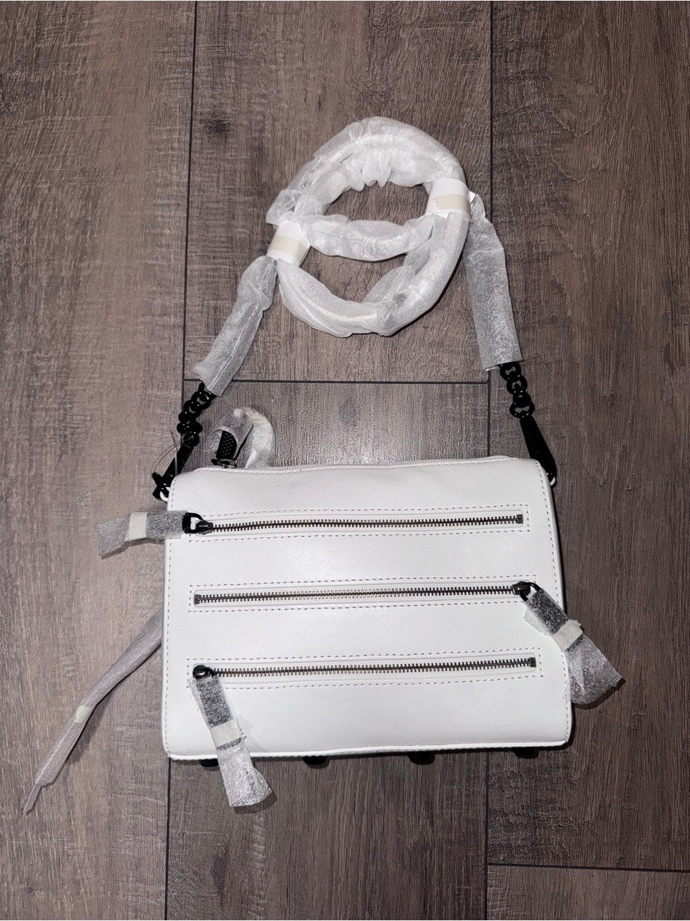 Rebecca Minkoff Mini 5 Crossbody Bag White Women's